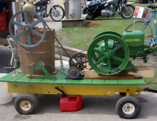 old fashioned ice cream machine