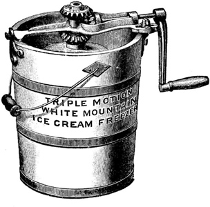 old fashioned ice cream